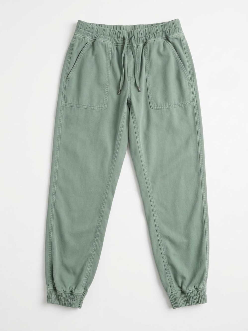 ZARA Sage Green Drawstring Jogger Pants